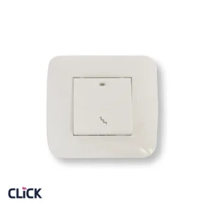 לחצן מדרגות רחב CLICK לבן