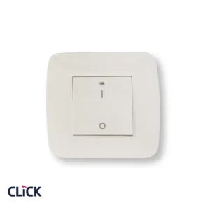 מפסק דוד דו-פול רחב CLICK לבן