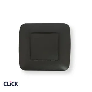 מפסק יחיד רחב CLICK שחור