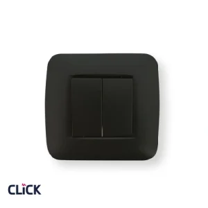 מפסק כפול CLICK שחור