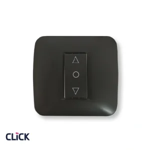 מפסק תריס 6 מגעים CLICK שחור