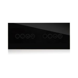 מתג SHUTTER שחור חכם תריס 6 מקום