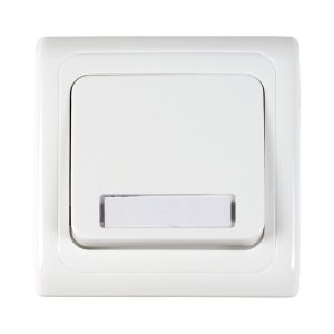 לחצן פעמון מואר V12 SAPIR לבן